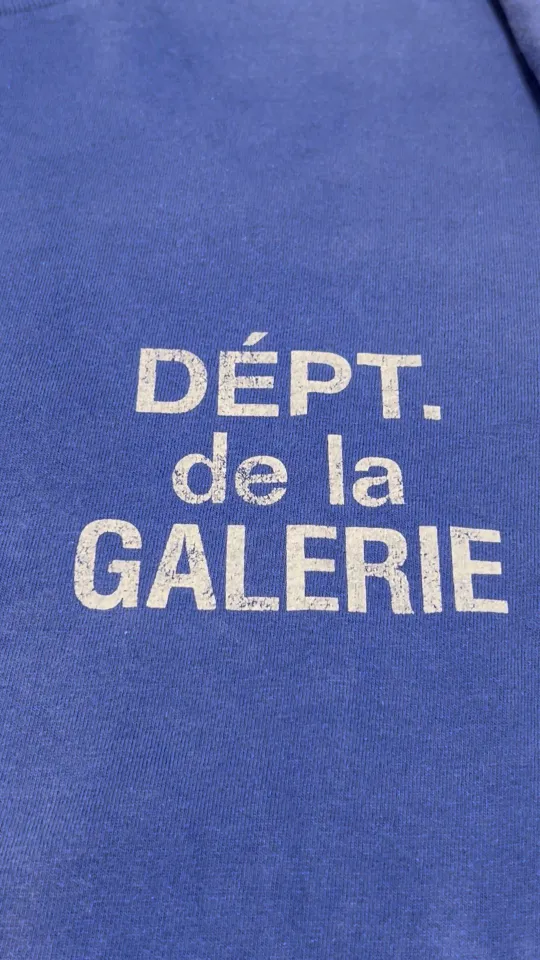 GALLERY FRENCH L/S TEE/NAVY French ripple washed long-sleeved TEE faded blue S-XL cylindrical fabric Assute garment dyeing heavy-wash water-coated fading treatment simulates natural sun fading effect printed distressing treatment top-notch craftsmanship completely matched accessories